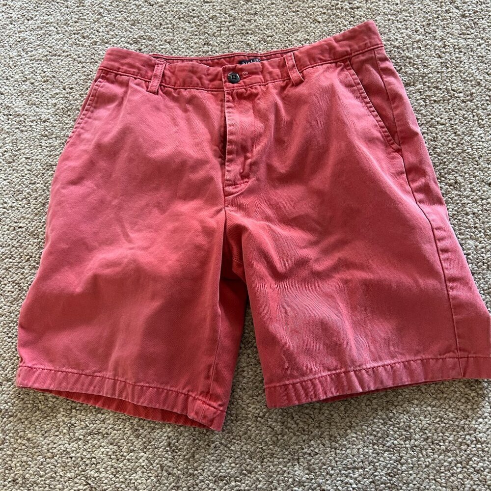Nautica Men's Red Shorts Size 32 – Classic Casual Summer Wear, Preppy Style